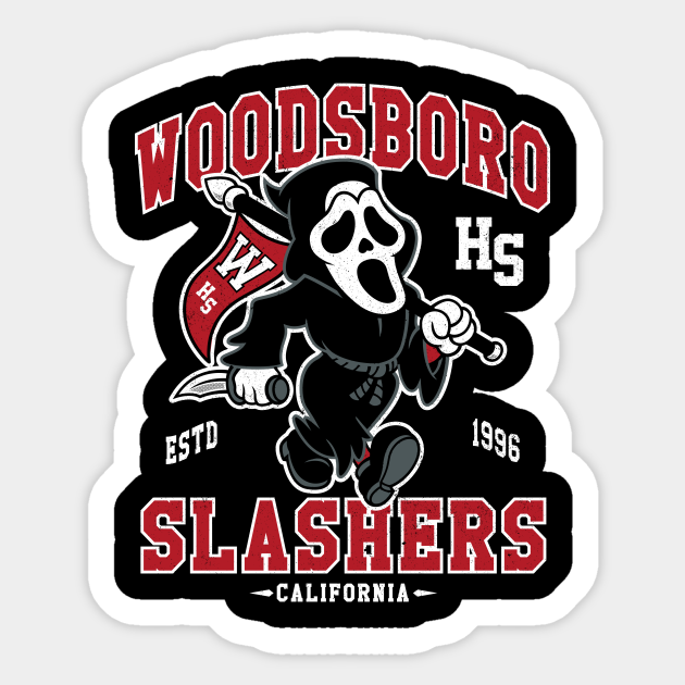 Woodsboro High School Mascot Vintage Distressed Horror College Mascot